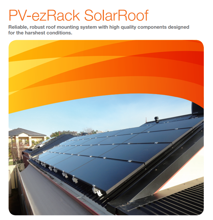 Clenergy PV ezRack SolarRoof Tile Brochure
