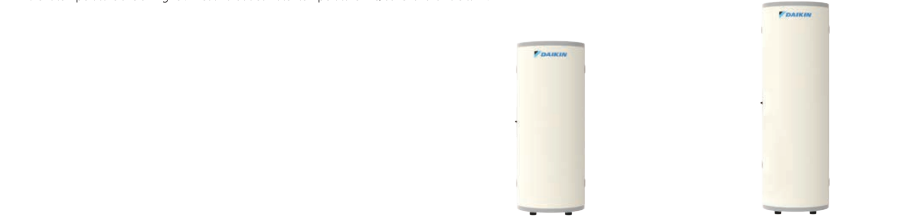 Daikin Tank Size