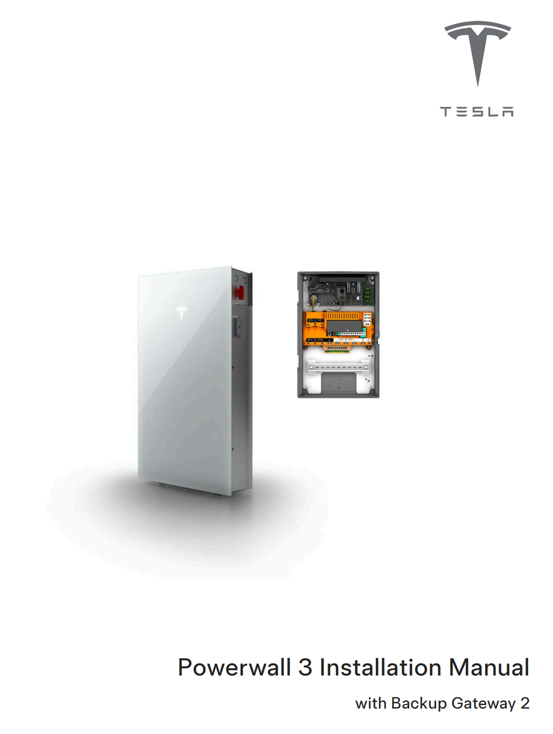 Tesla Powerwall 3 Install Manual 15Oct24