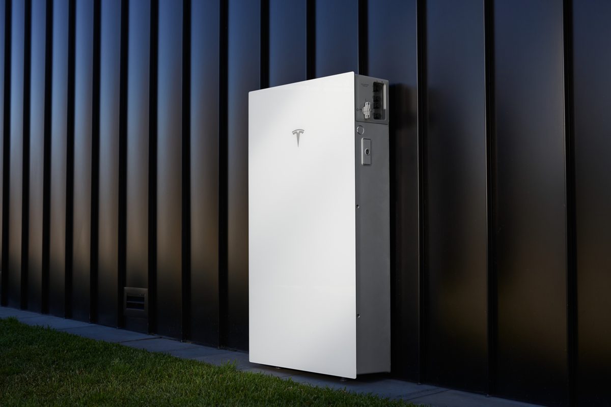 Wall-mounted Tesla Powerwall 3P on a three-phase home