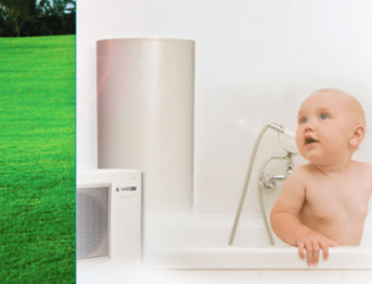 Sanden Eco Plus family enjoys fast efficient hot water