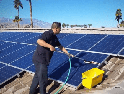 How to clean your solar panels