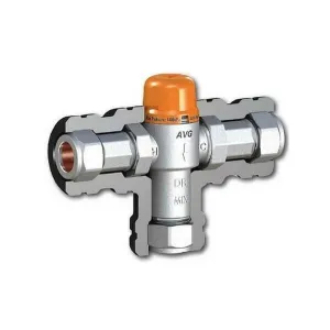 AVG 15mm Tempering Valve High Performance Orange Cap TVA15CHPI
