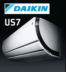 Daikin US7 Australia's most efficienct reverse cycle air conditioner heat pump