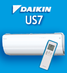 Daikin US7 Australia's most efficienct reverse cycle air conditioner heat pump
