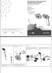 Installation Guide Methven Kiri Satinjet Graphite Low Flow