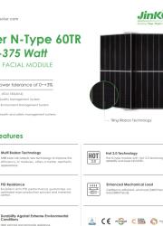 Jinko Tiger N-Type 60TR 370W Datasheet